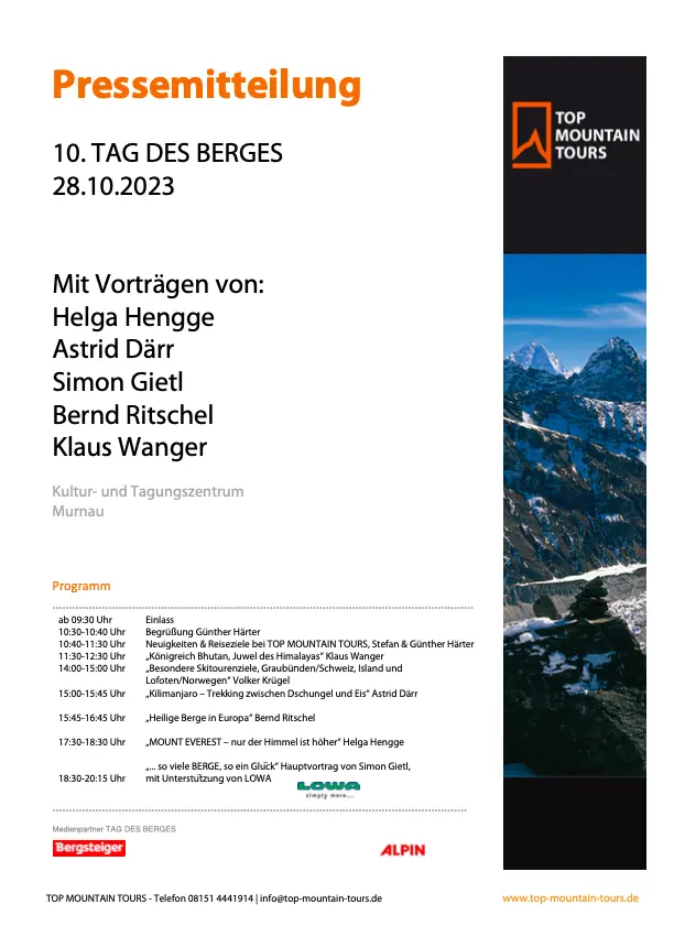 © TOP MOUNTAIN TOURS GmbH