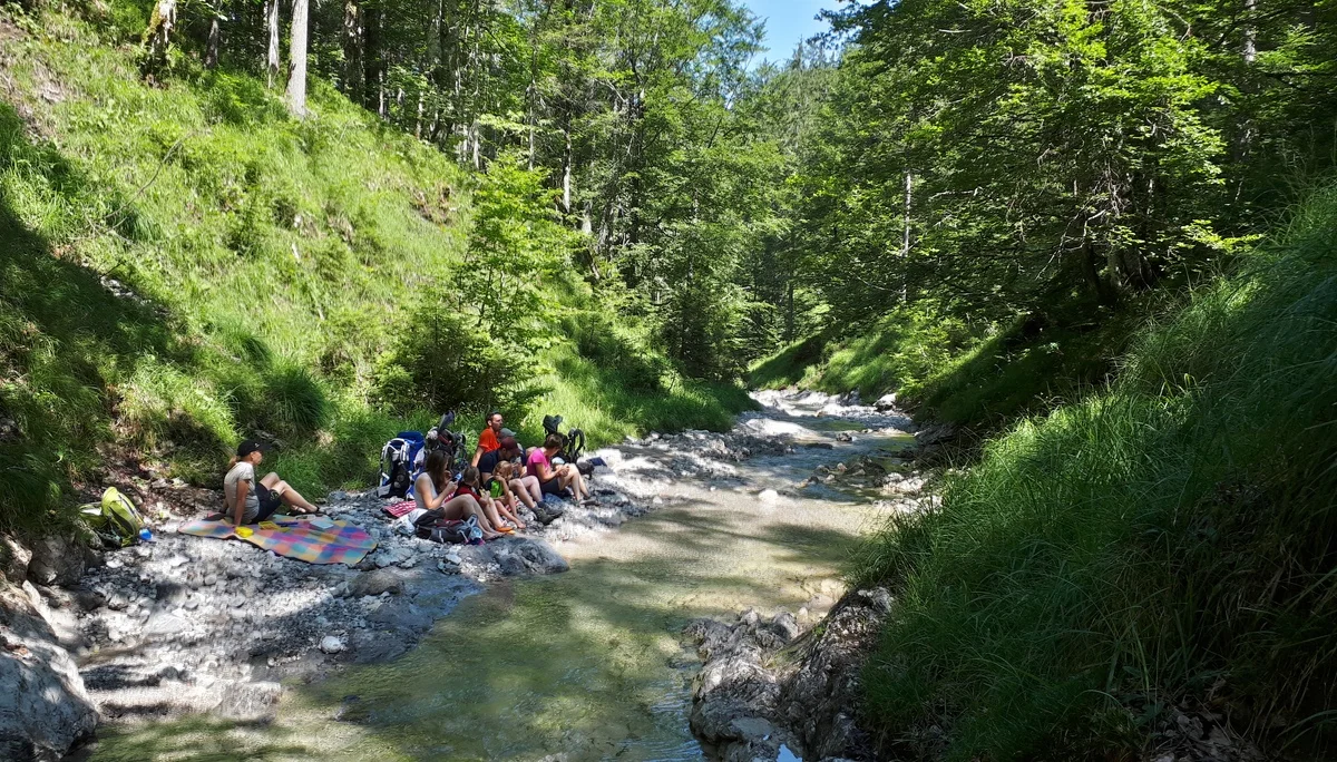 Familientour Bachbettwanderung | © Thomas Hüttl